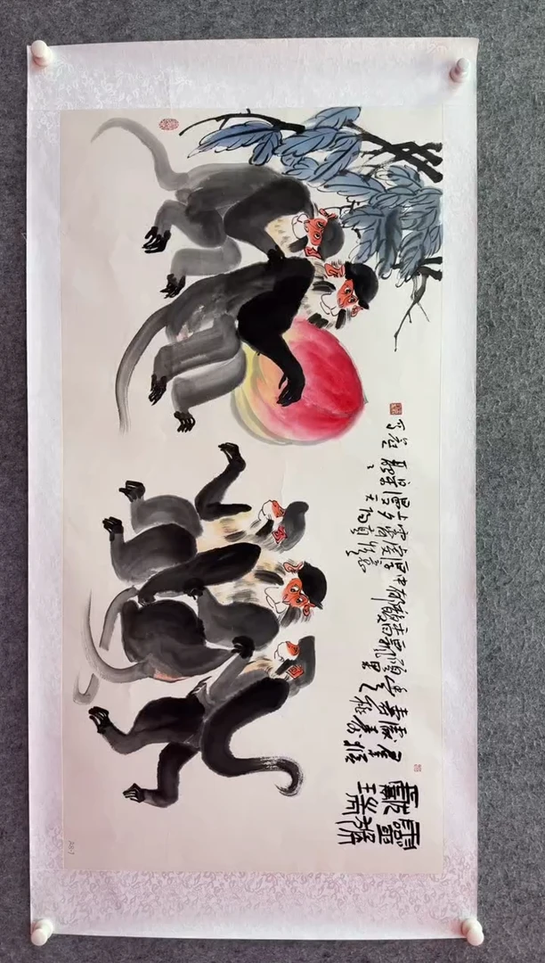 国画王冠人精品作品