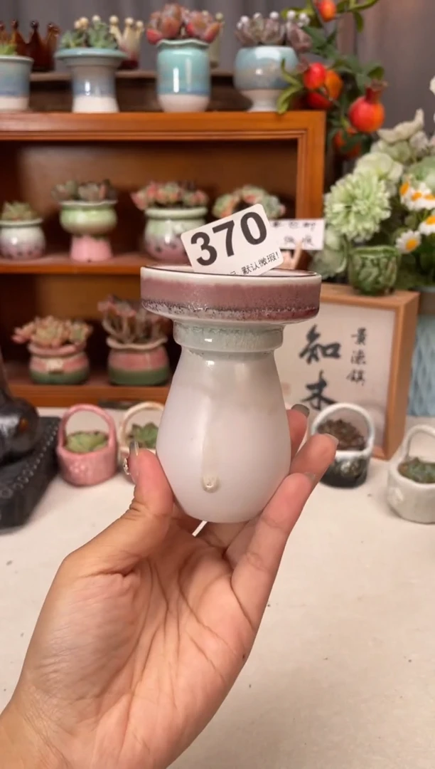 瓷片370知木小芳花盆编号