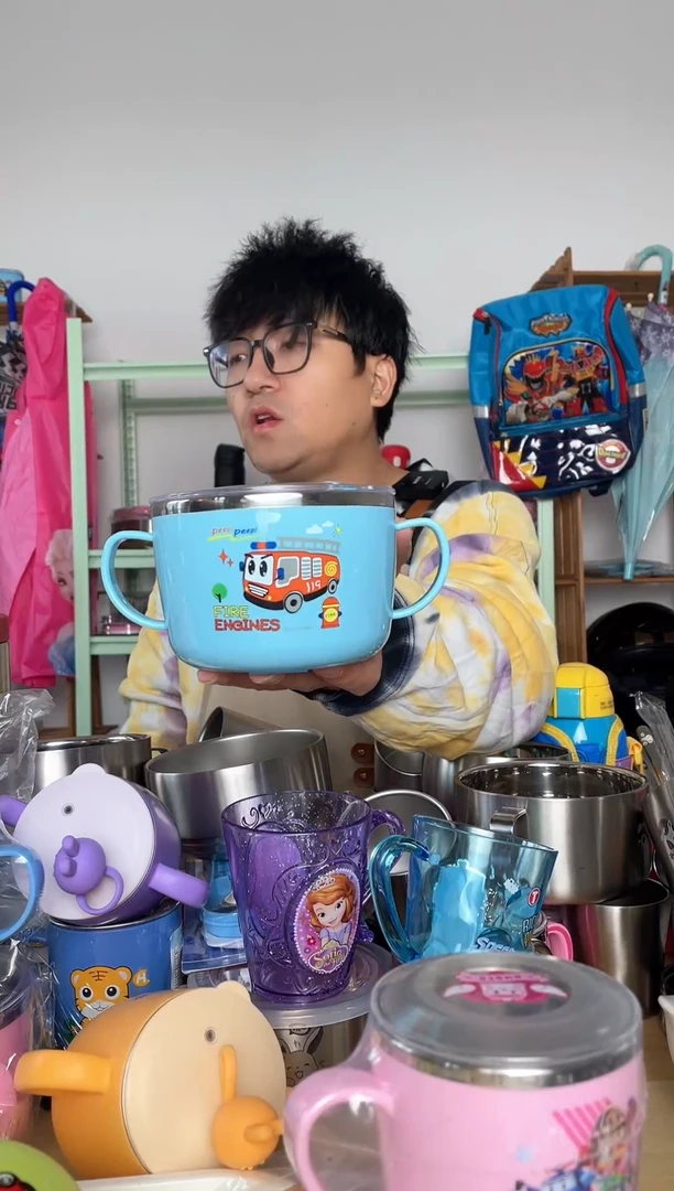 不锈钢蓝车600ML碗