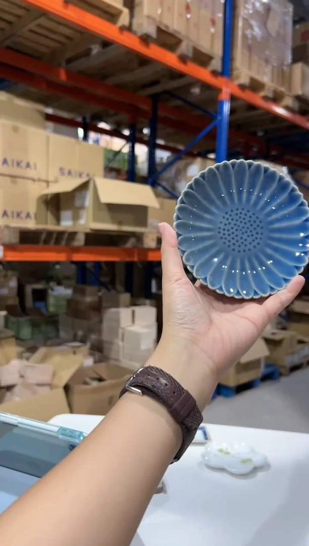 瓷マリーゴールドプレートMS　デ