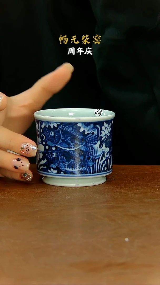 柴窑手工手绘茶具-24