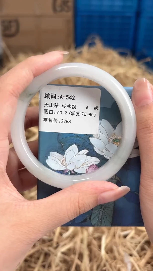 未镶嵌手镯石英质玉A-542