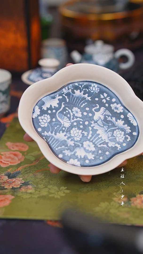 【闪购商品】其他【半闲】霖松堂 | 一路莲科海棠壶承