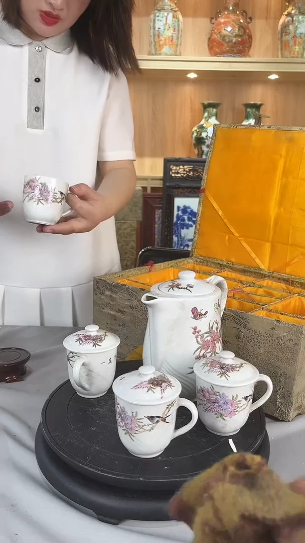 摆件景德镇陶瓷咖啡具套组3