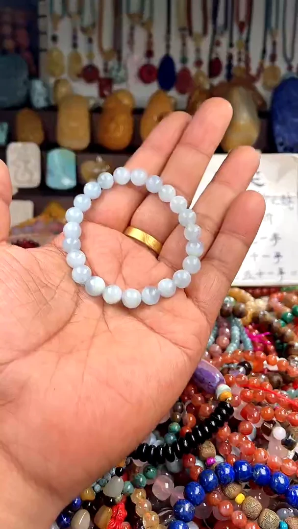 【闪购商品】海蓝宝石手链未镶嵌(一物一件)137585