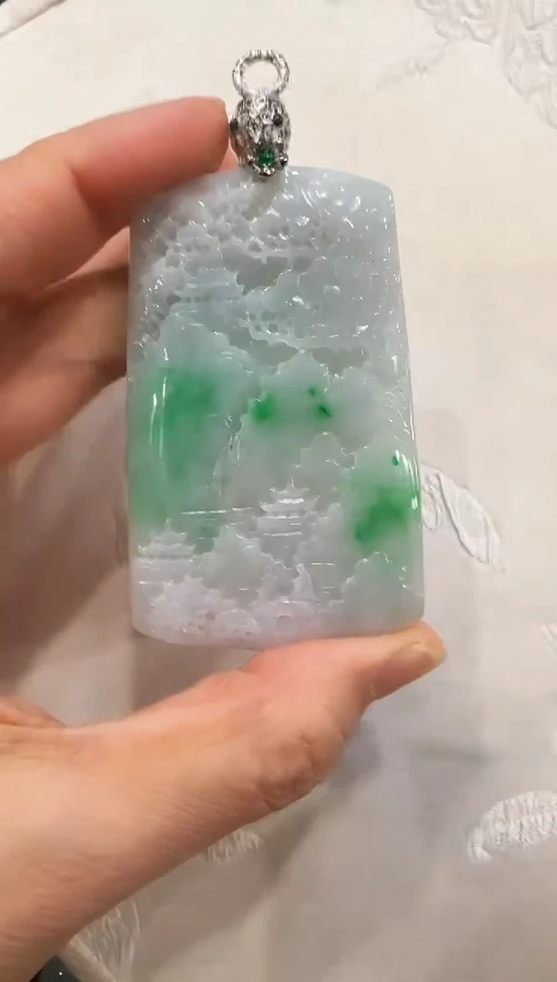 颈饰未镶嵌翡翠国风