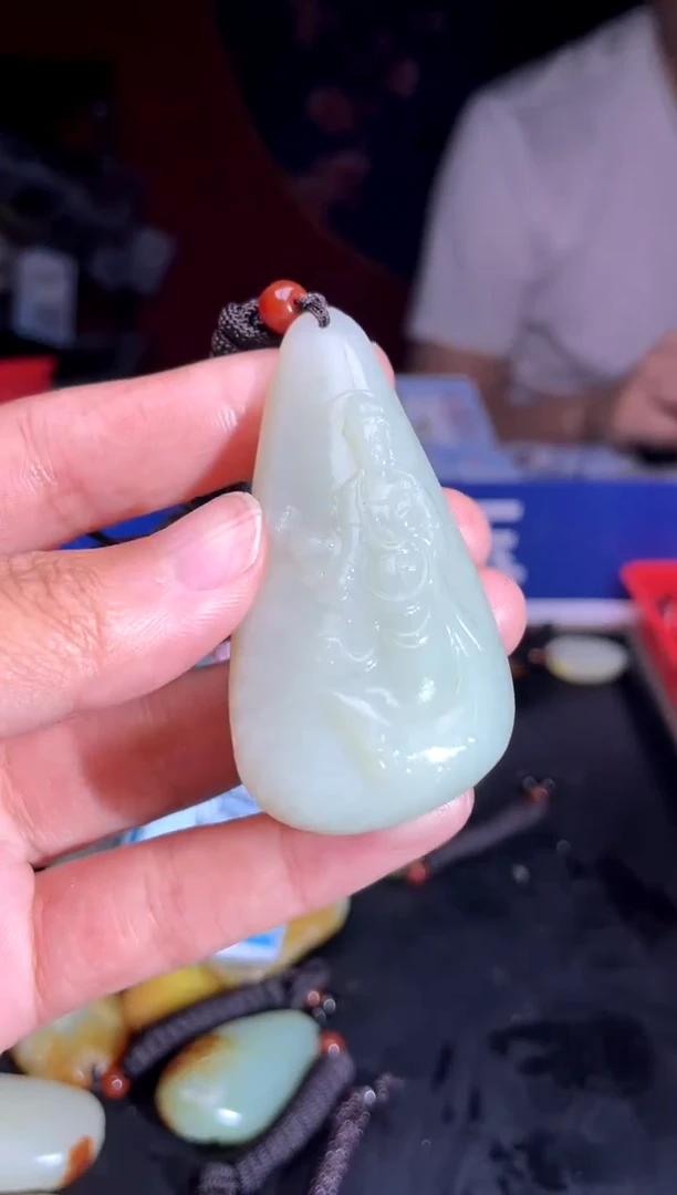 和田玉未镶嵌挂件1