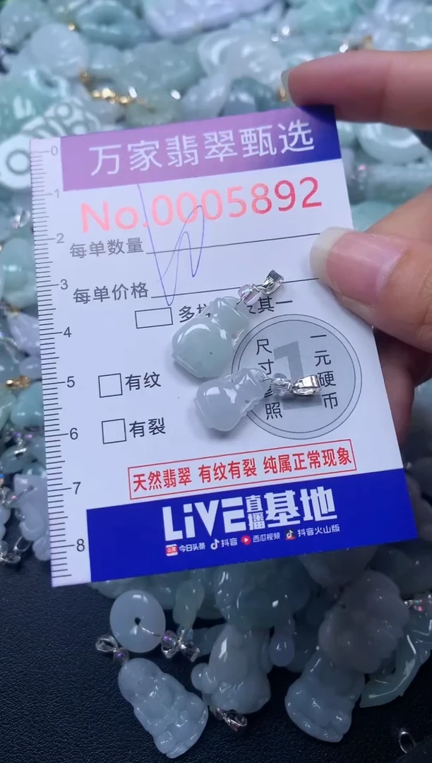 颈饰未镶嵌翡翠5892