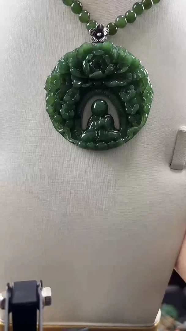 颈饰未镶嵌和田玉悟道