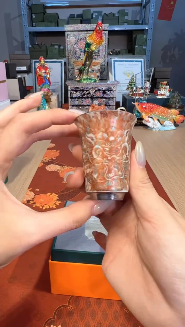 【闪购商品】杯153描金龙闻香杯