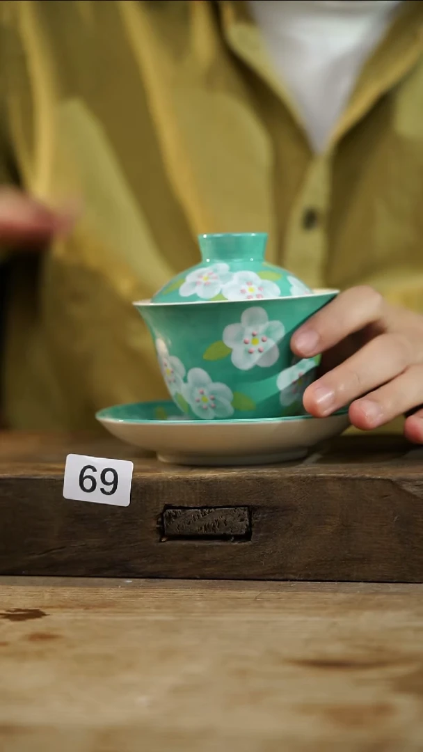 瓷片中国美院设计师 小群 款/  盖碗