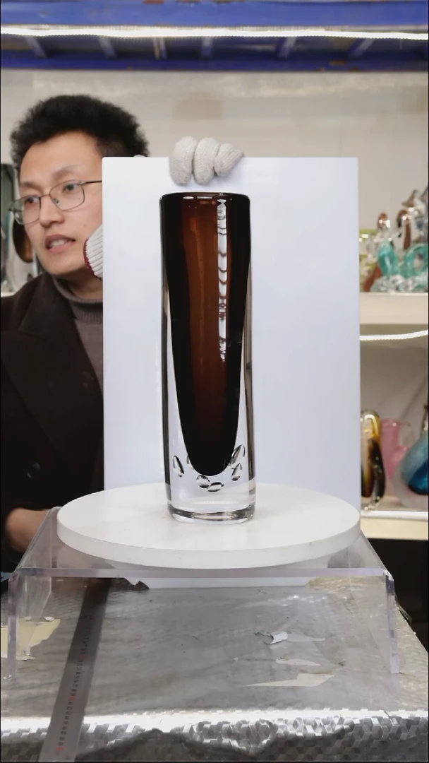 【闪购商品】琉璃【幻彩】高31.5精品琉璃正常手工痕迹