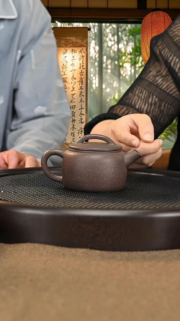 紫砂茶宠天青泥粗砂汉瓦