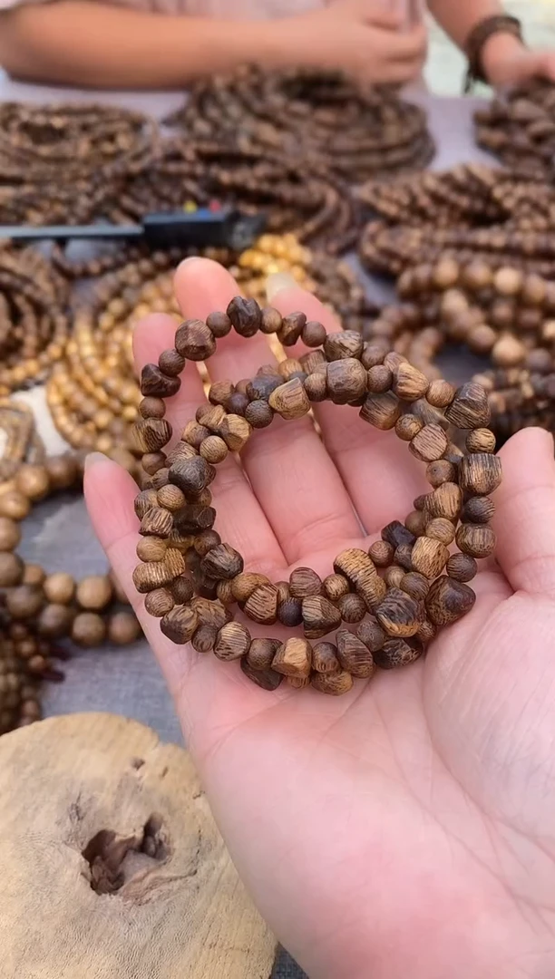 【闪购商品】沉香手串随型树丁单圈棋楠手串多样性发一