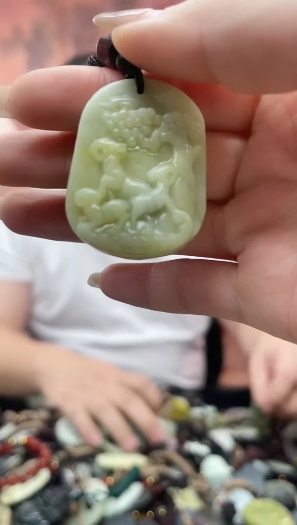 未镶嵌岫玉吊坠多样性发货拍一发一