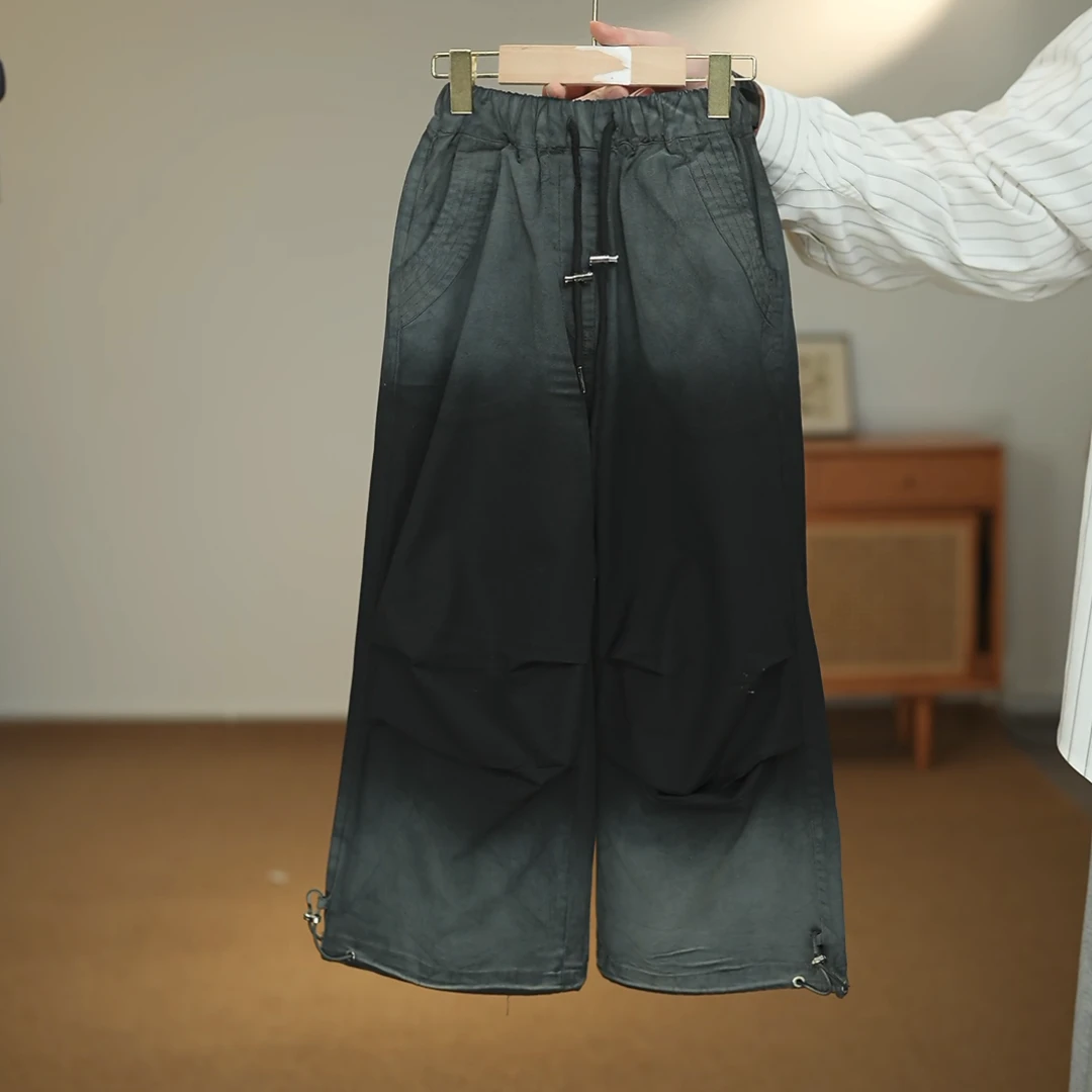 213252【MZL】韩系喷色工装裤