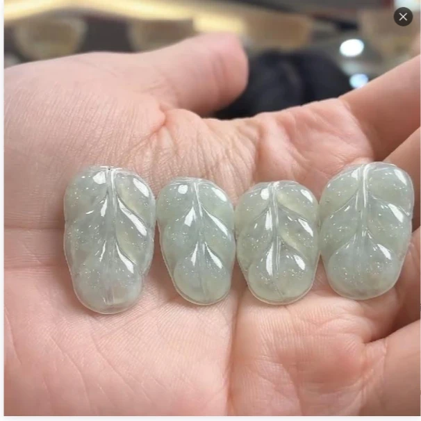 【老王好物优选】10026C-天然翡翠叶子吊坠多样性发一