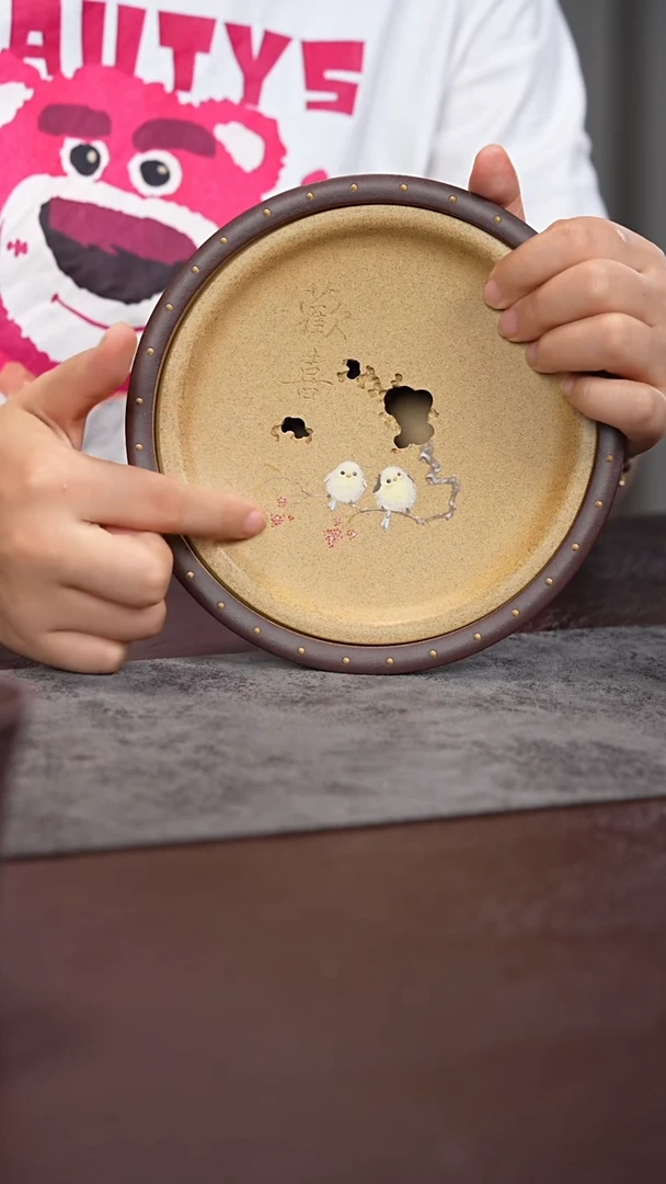 茶杯紫砂紫砂壶承泥绘