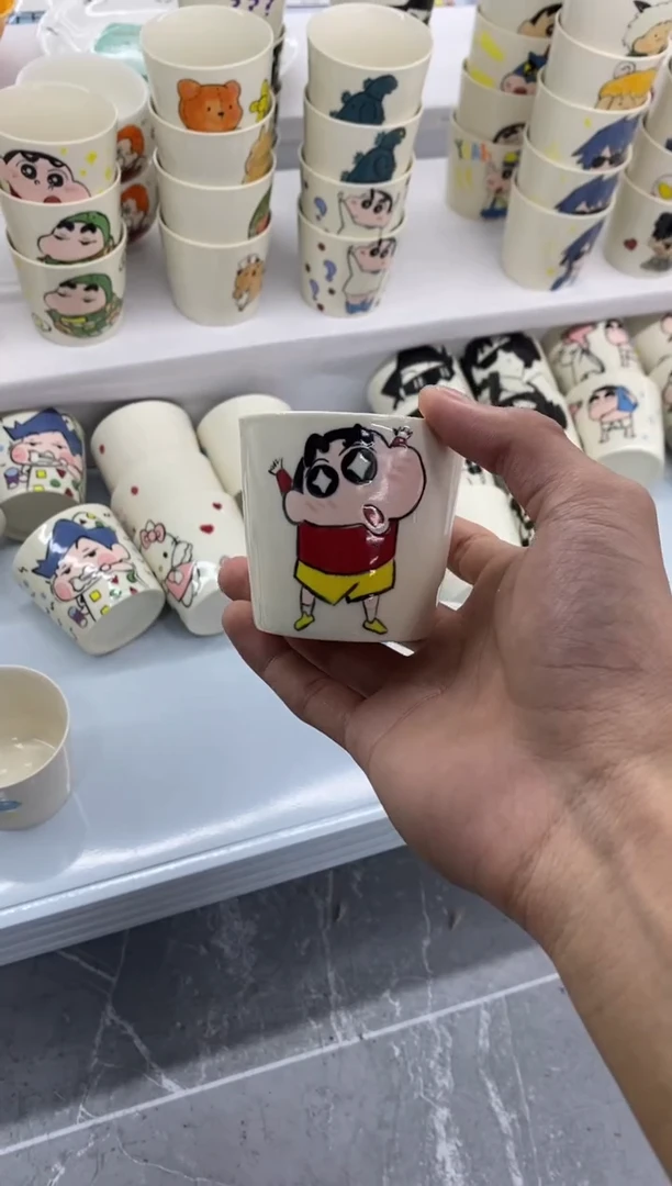 高温釉下彩纯手工手绘陶瓷