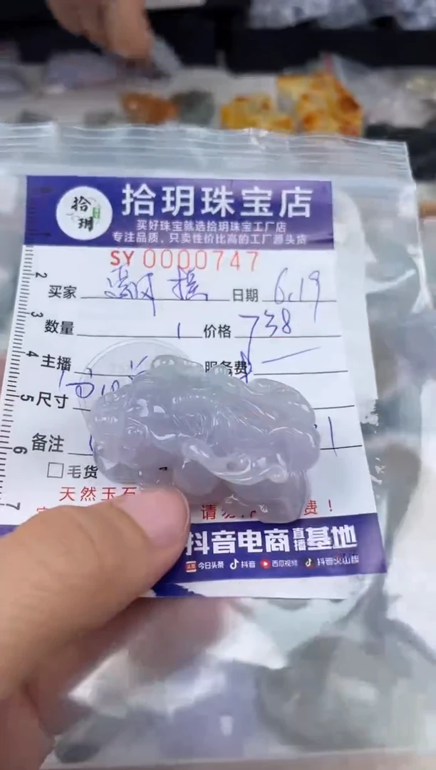 翡翠未镶嵌颈饰飘*翡翠挂件貔貅747