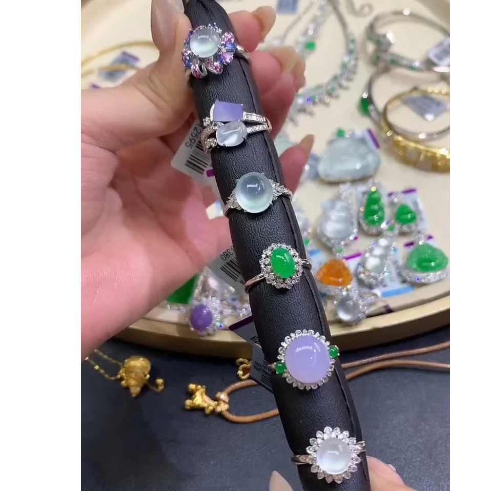 【琪琪臻选】翡翠戒指-多样性发货一件-KZ11|CXQ21