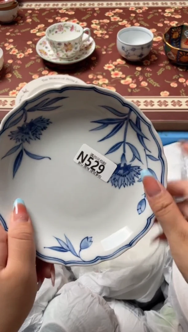 瓷片鲁*夫瓷器瓷器N529