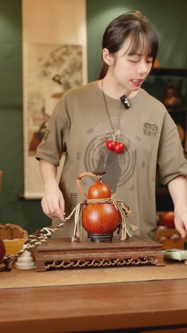 374号精品天然大漆酒葫芦一物一拍~