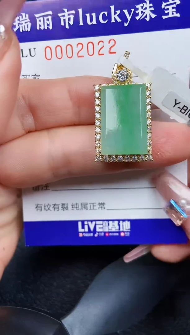 翡翠银S925镶嵌颈饰2022