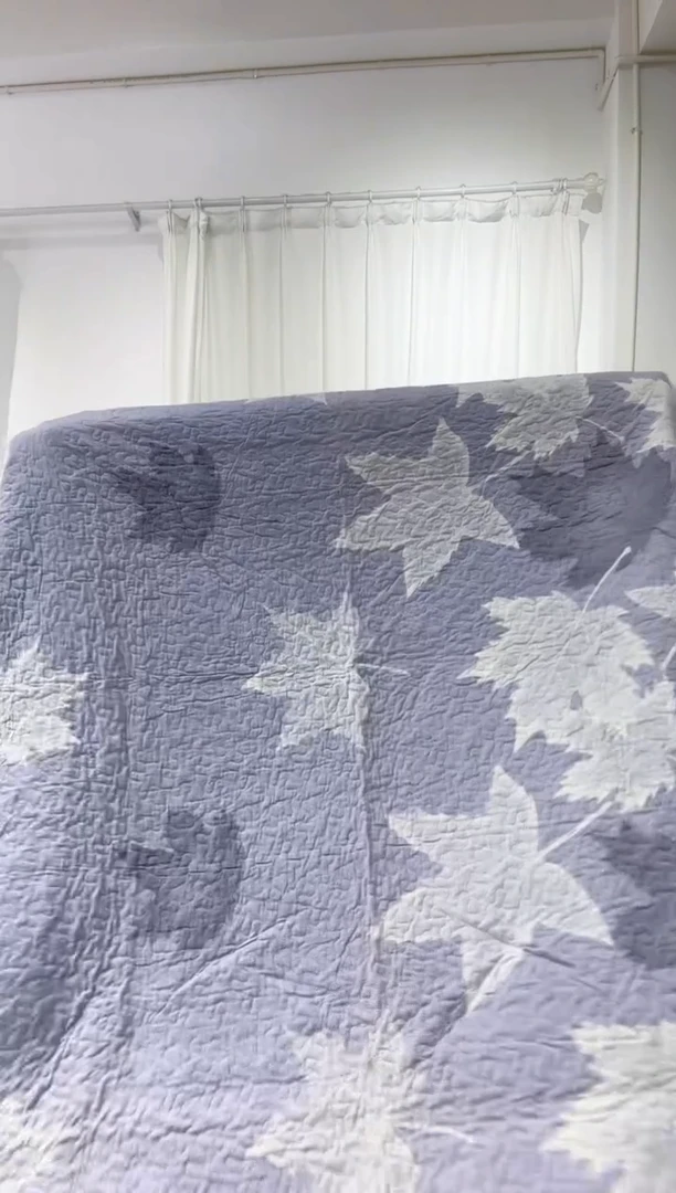 棉220*240纯棉床盖65号折印瑕疵