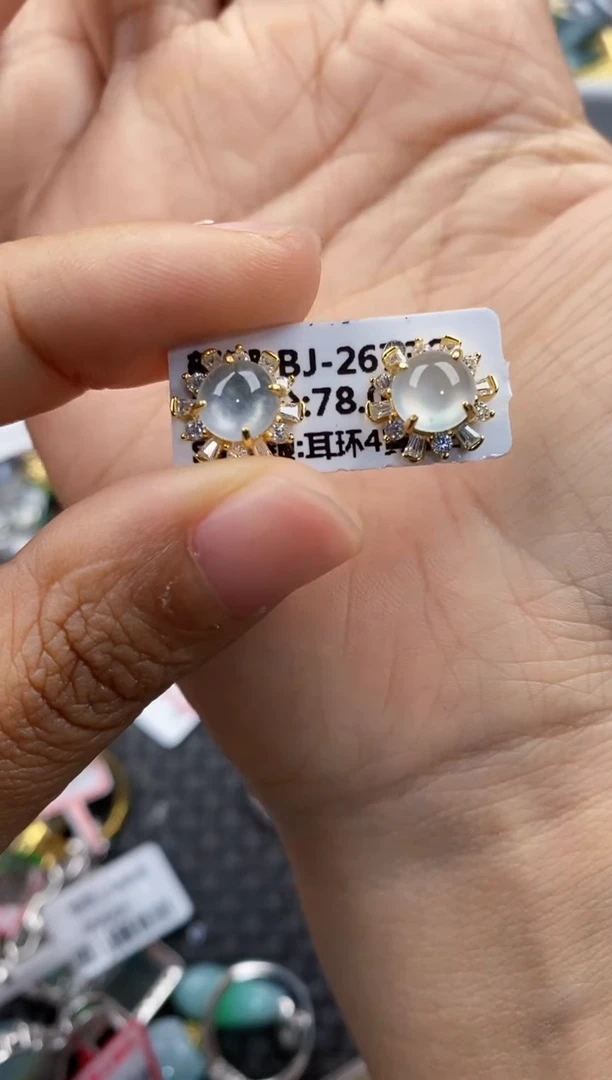 银S925镶嵌戒指翡翠111   7
