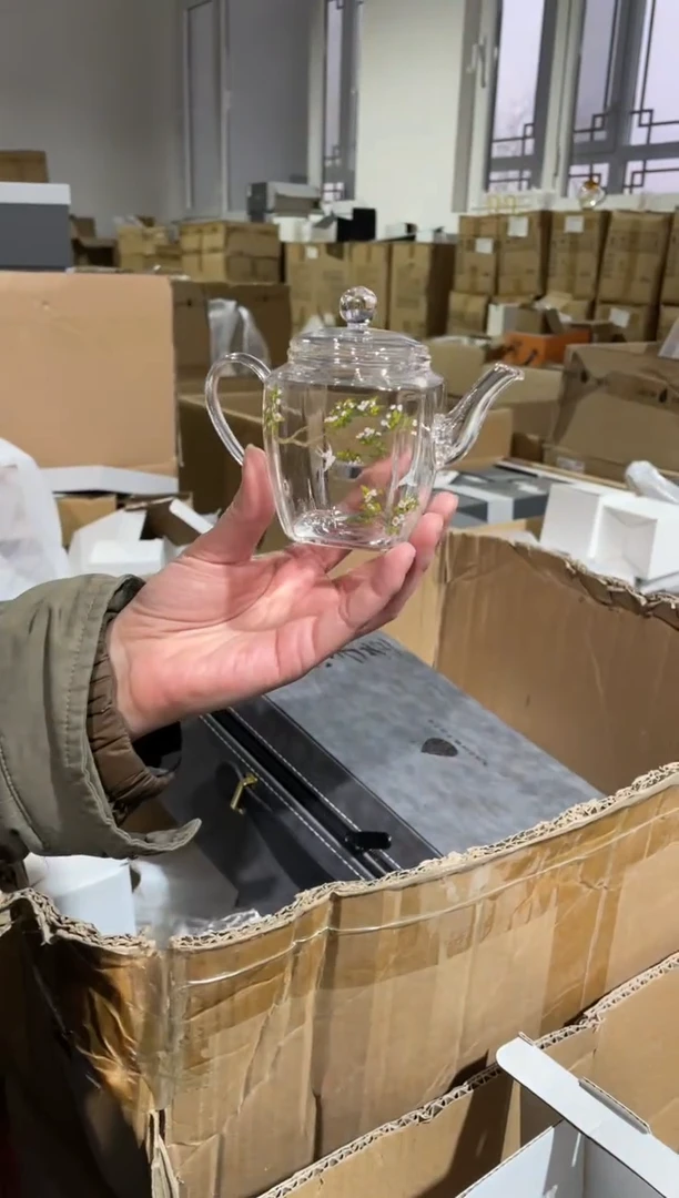 四方小壶梨花白燕