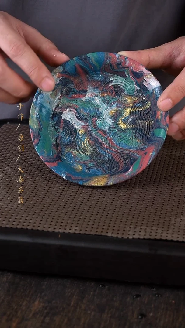 大漆壶承061小康茶器