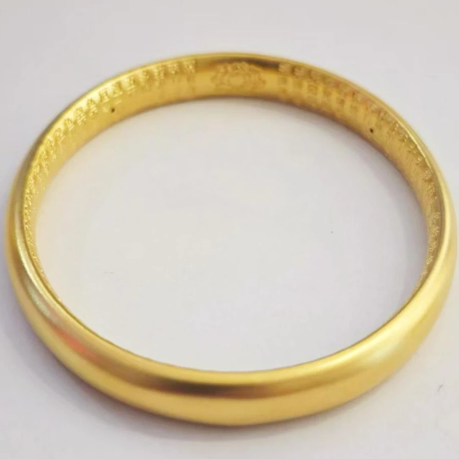 【艺馨专享】足金999饰品 莲花心经手镯 YX001