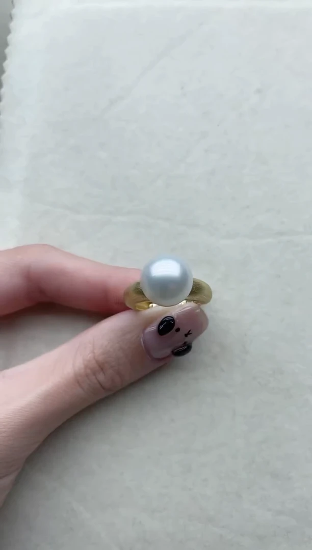 【闪购商品】海水珍珠戒指银S925镶嵌24