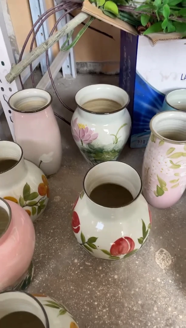 瓶瓷景德镇手绘花瓶