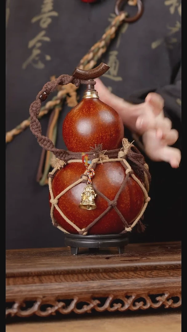 137号精品天然大漆酒葫芦一物一拍~