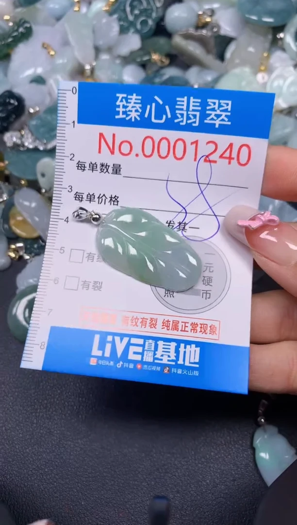 【闪购商品】翡翠颈饰未镶嵌含绳0001240