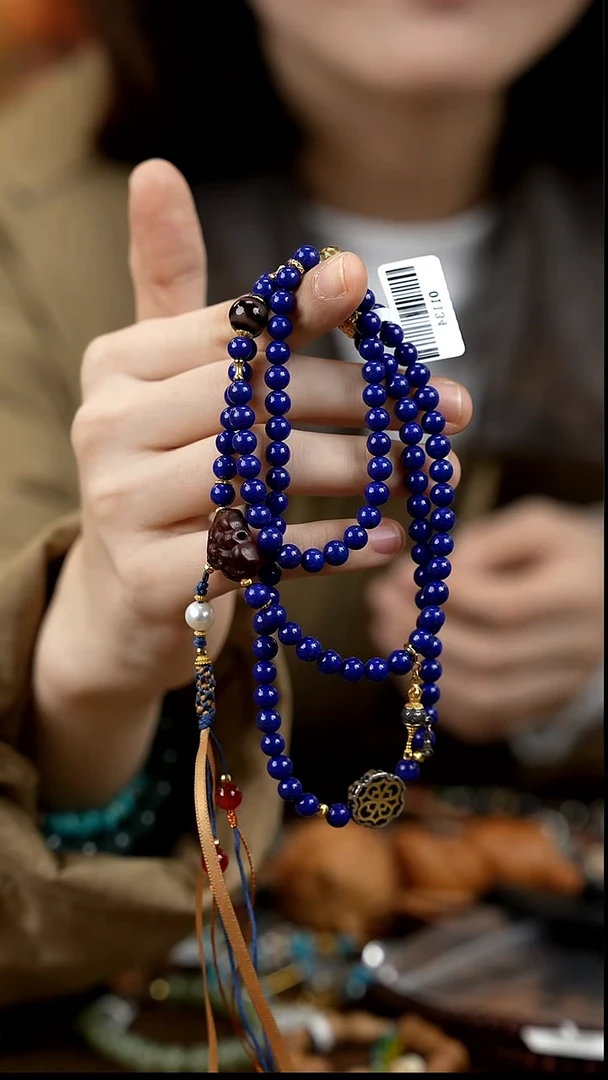 未镶嵌青金石项链青金石项链/渡己-中/