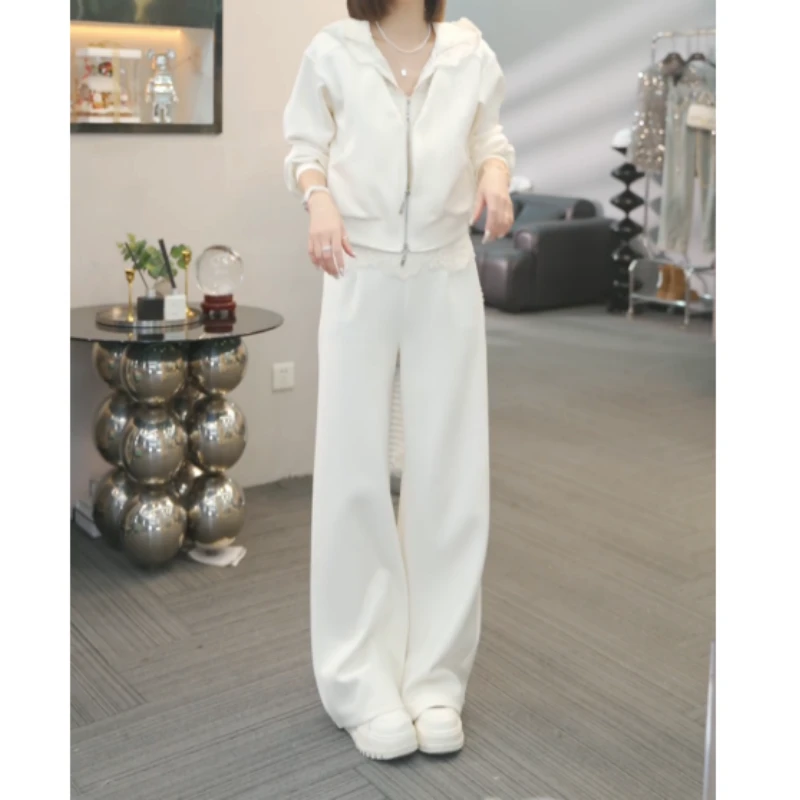 2025【眉开眼笑】春季新款卫衣外套+裤子休闲设计师套装LK2501589