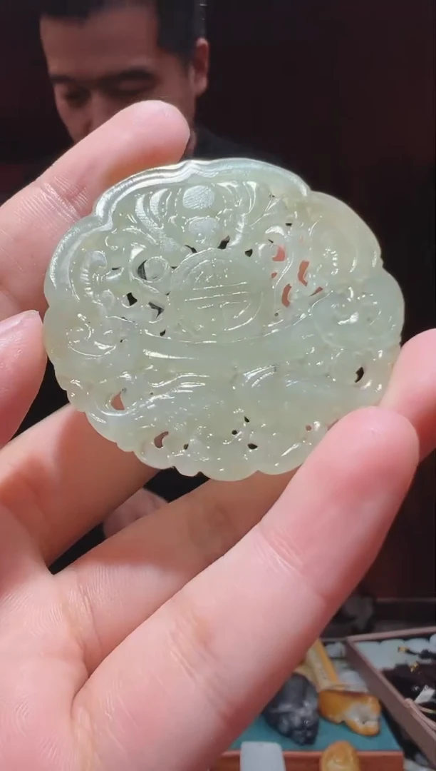 【闪购商品】和田玉吊坠(不含链)未镶嵌1
