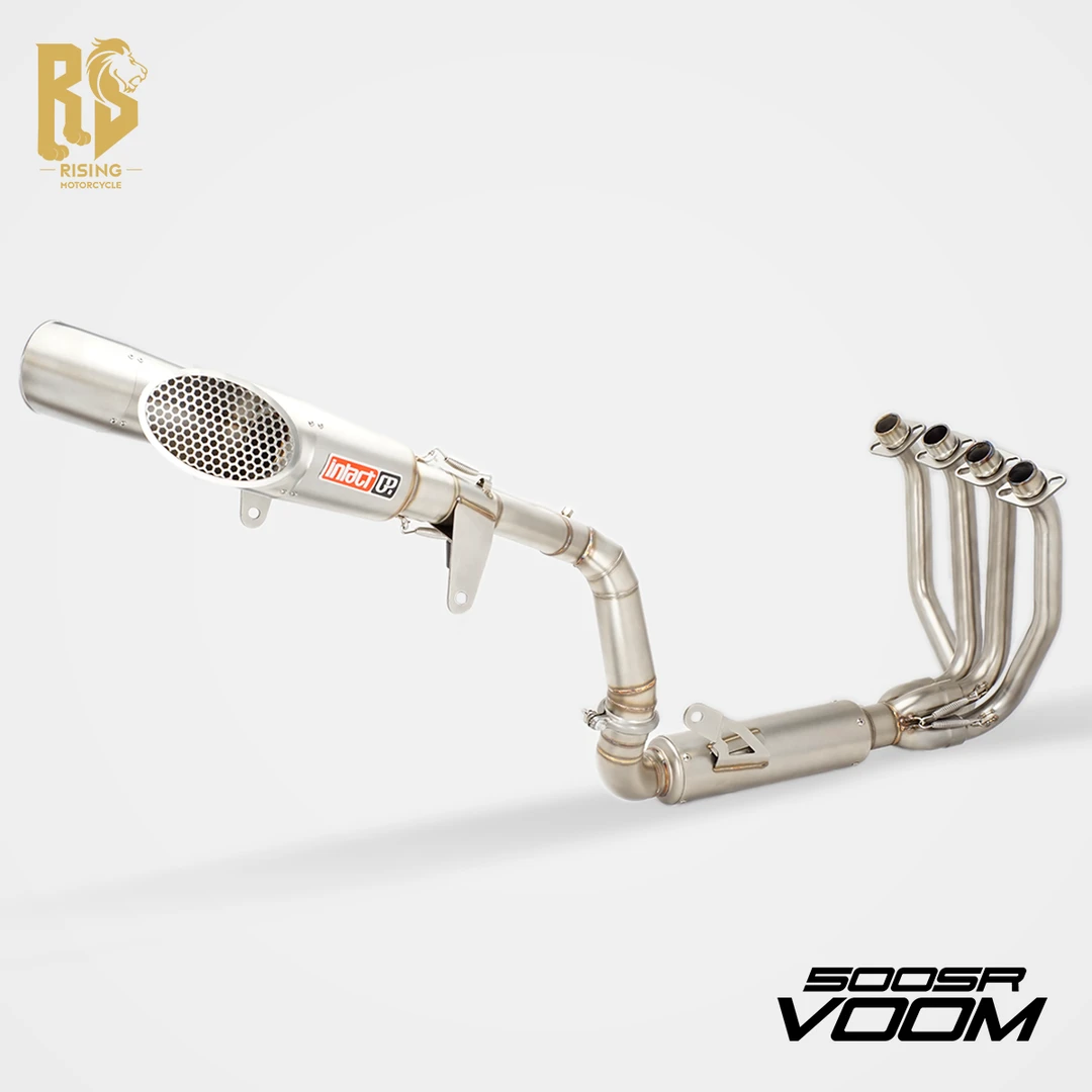 CFmoto春风500SR VOOM排气管 斜口蜂窝尾段 竞技跑山街道个性