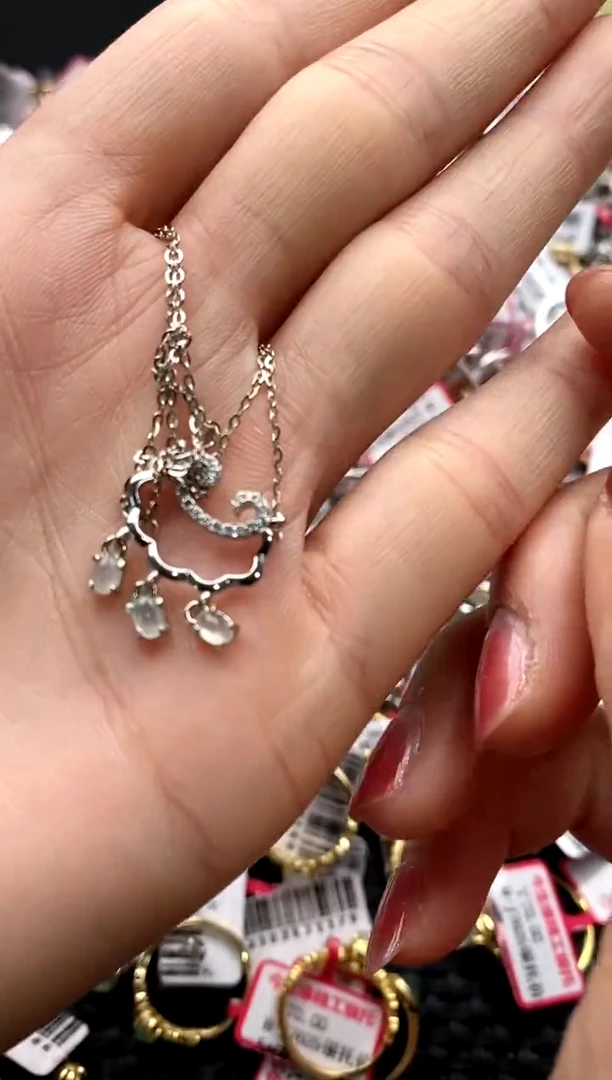 【闪购商品】翡翠戒指银S925镶嵌2222222   1