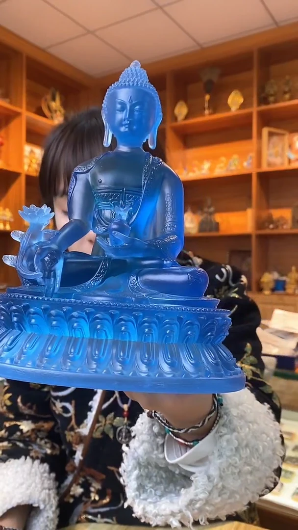 【闪购商品】泥塑药师-与实物略有差异介意者慎拍