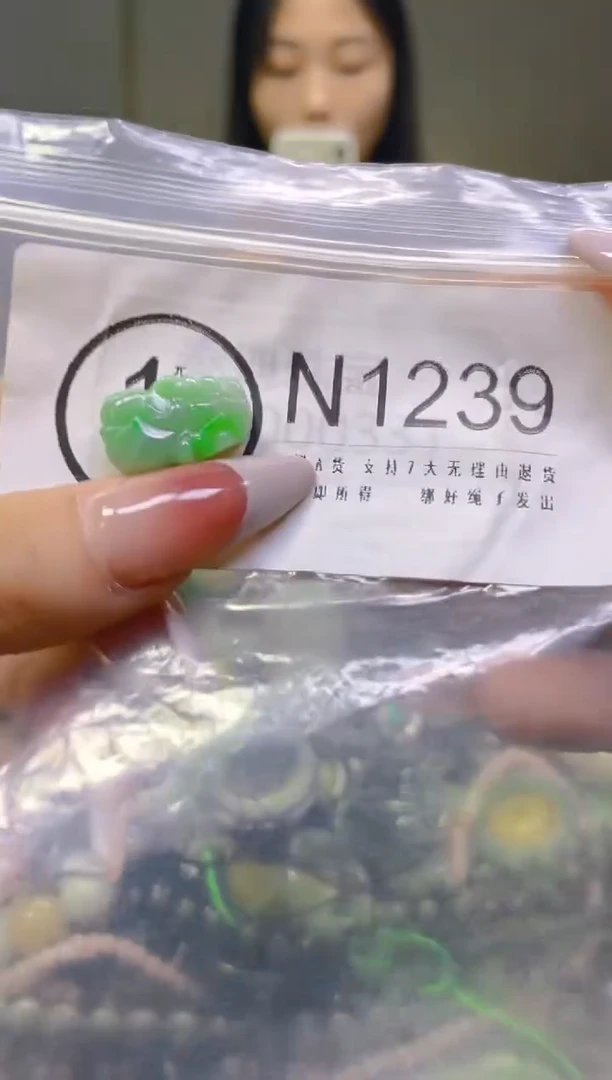 翡翠未镶嵌颈饰/N/翡翠A货一图一物