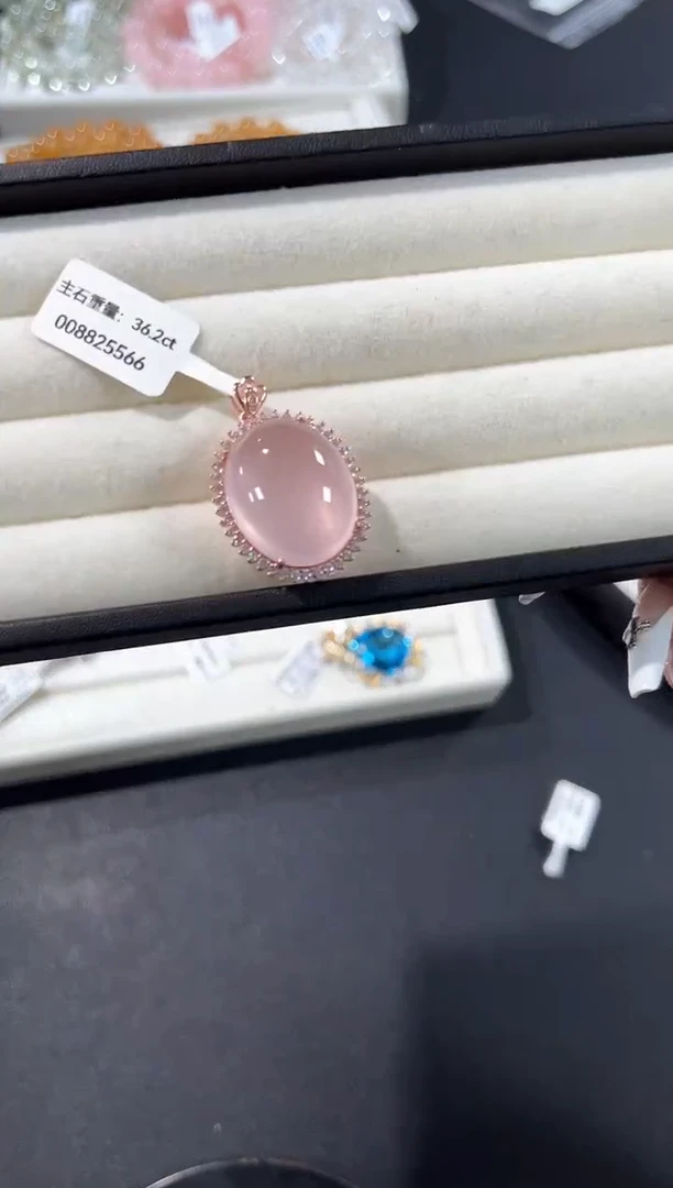 吊坠(不含链)银S925镶嵌水晶34u多样性发其一【1个】