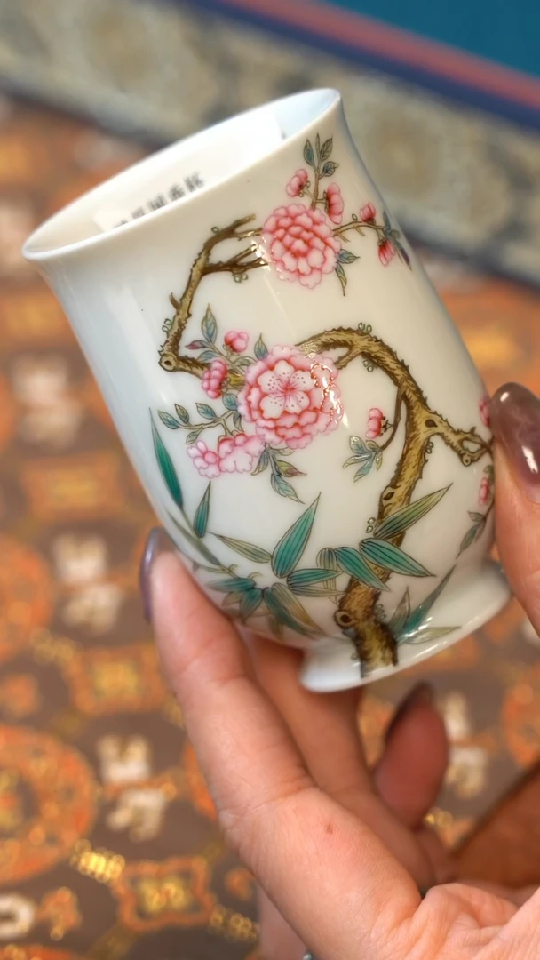 【闪购商品】Y溢珍堂桃花闻香杯