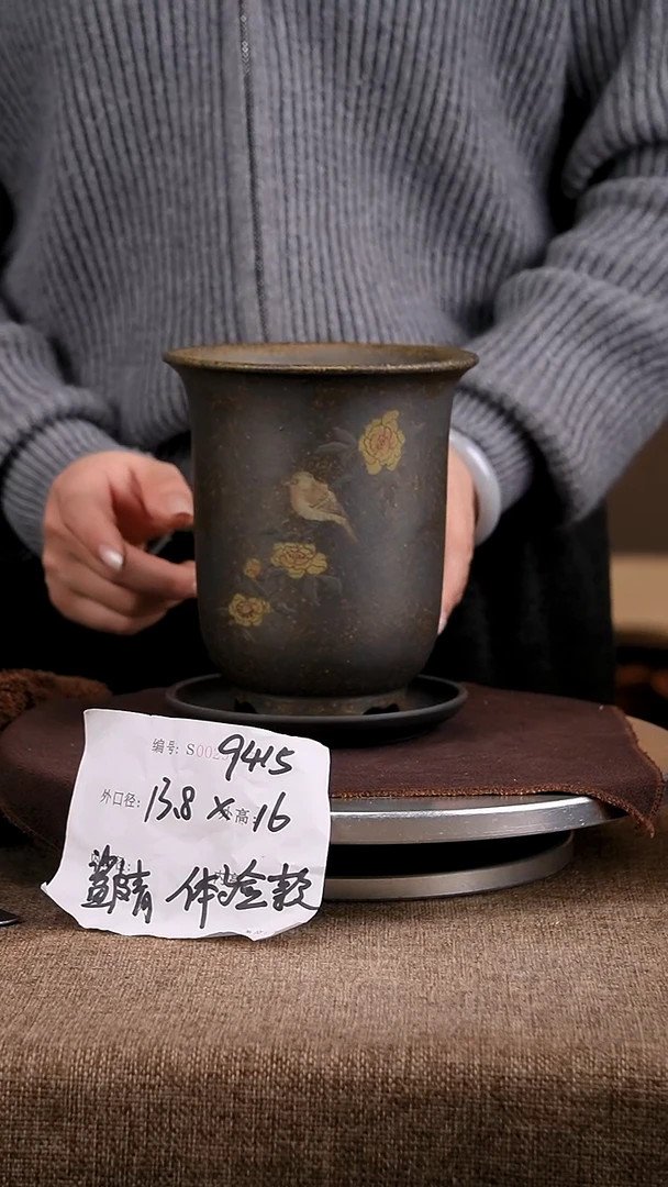 紫砂花盆花卉工艺9415+z