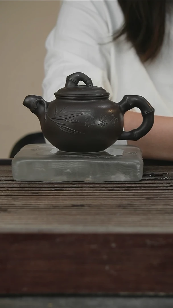 茶壶紫砂76号340CC