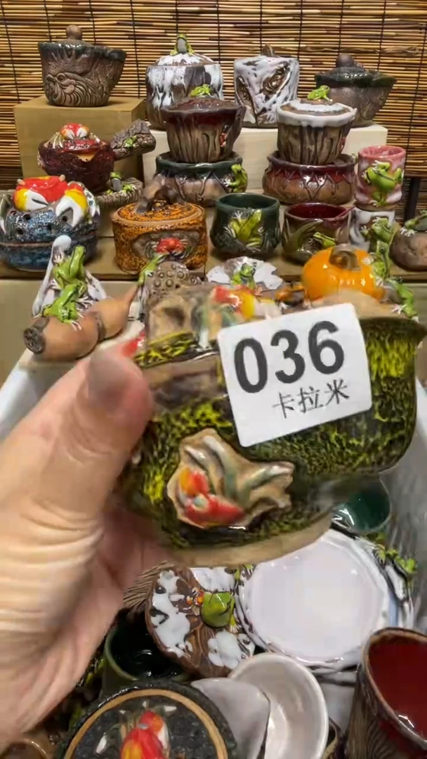 用****9036精美粗陶手工柴烧
