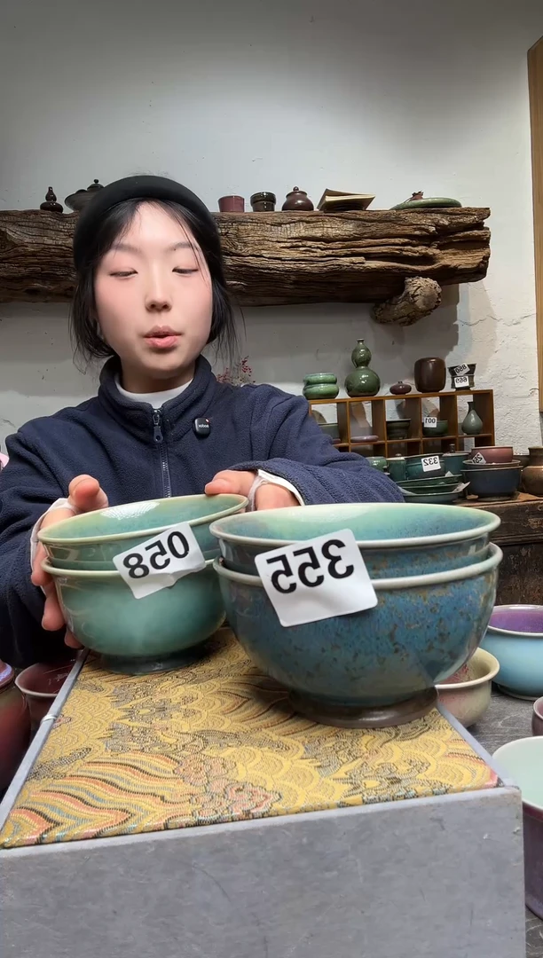 杯子钧瓷刘*枫蘭山窑手作器物全品355028四个碗